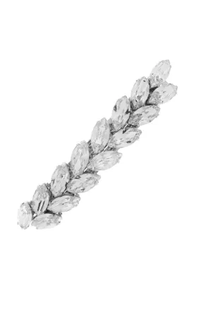 Large Ivy Crystal Barrette