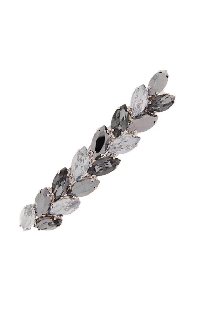 Large Ivy Crystal Barrette