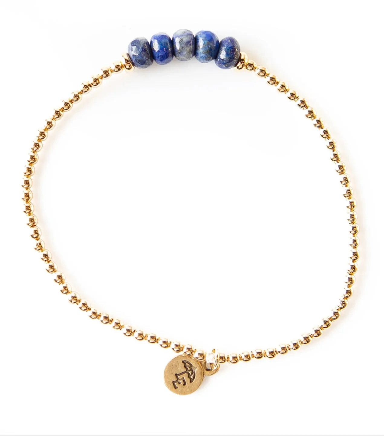 Lenny & Eva Lily Stretch Bracelet - Lapis Lazuli