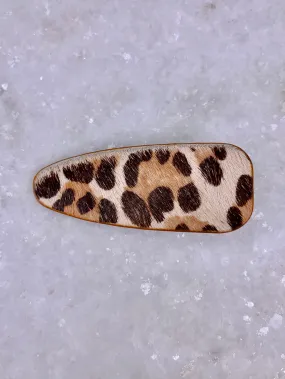 Leopard Hair Barrette