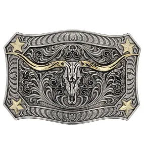 Longhorn Crest Belt Buckle