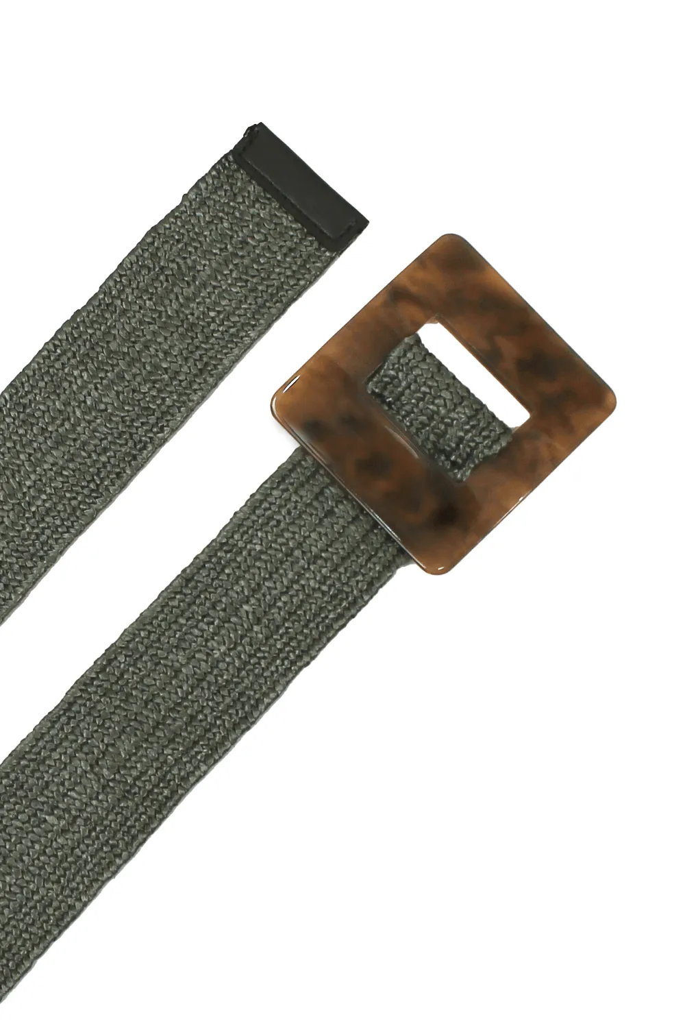 Mahana Elasticised Belt Olive