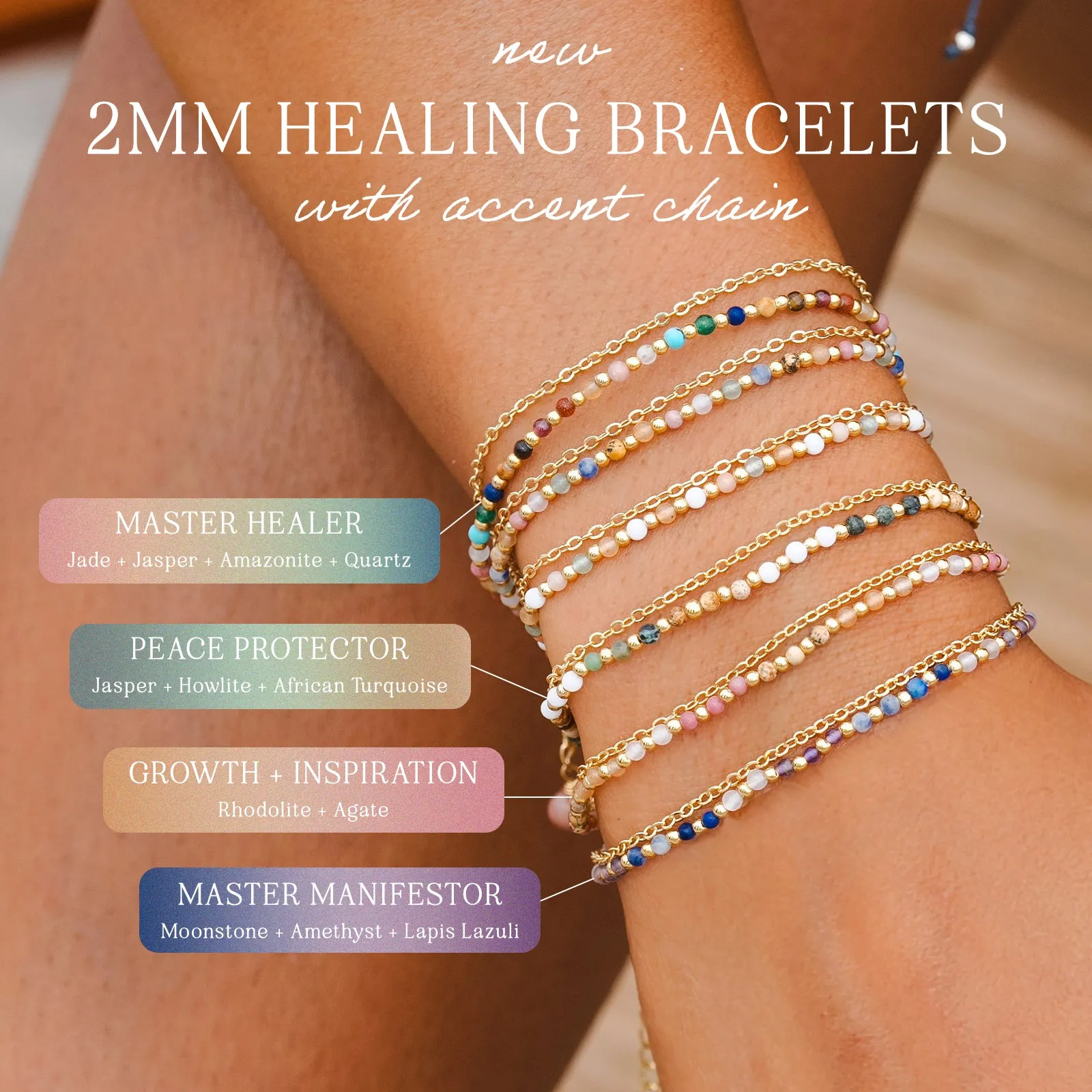 Master Healer 2mm Layered Healing Bracelet