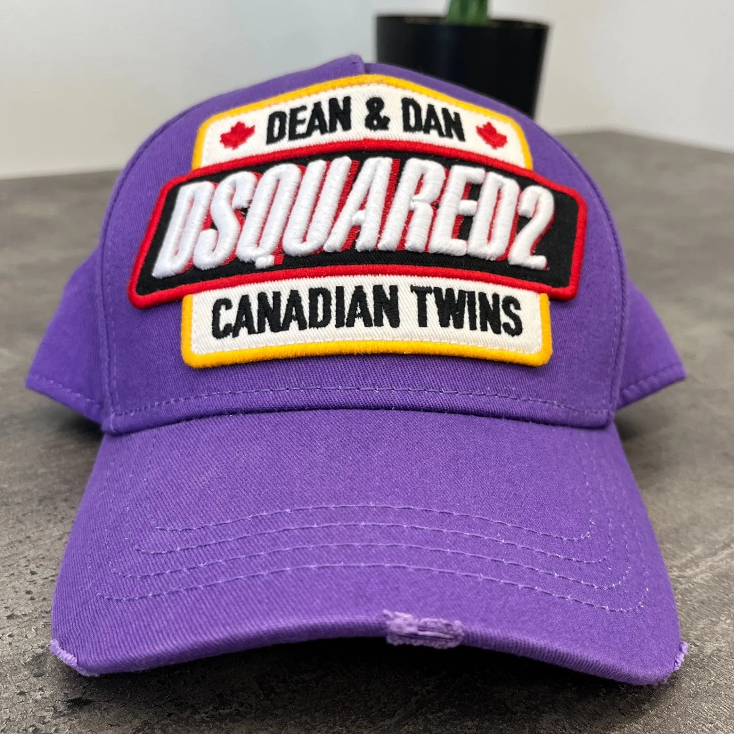 Men's Canada Twins Cap Purple