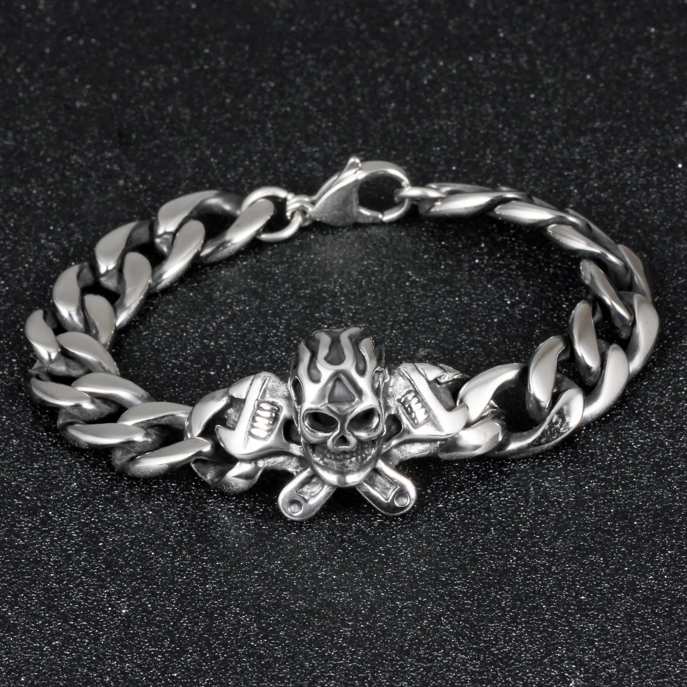 Men's Fashion Skull Hip Hop Bracelet