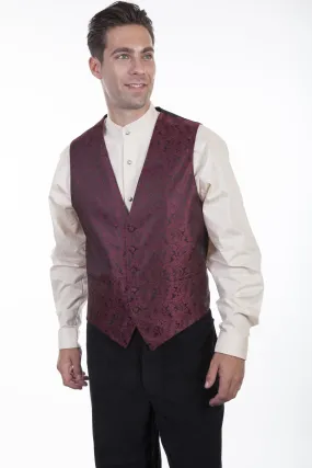 Men's Western Vest Collection: Rangewear Paisley No Lapels