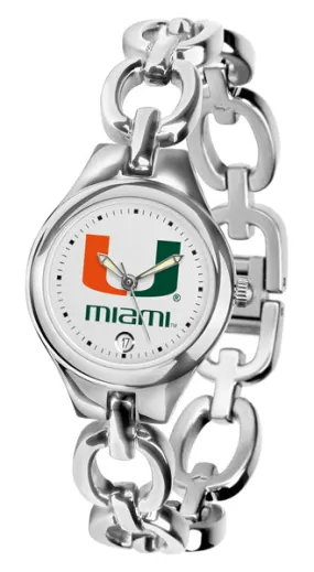 Miami Hurricanes Eclipse Ladies Watch