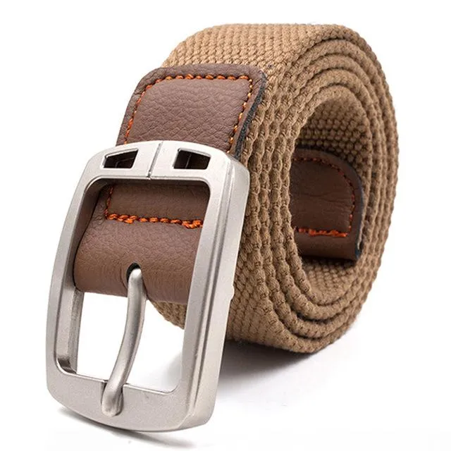 Military Style Canvas Belt