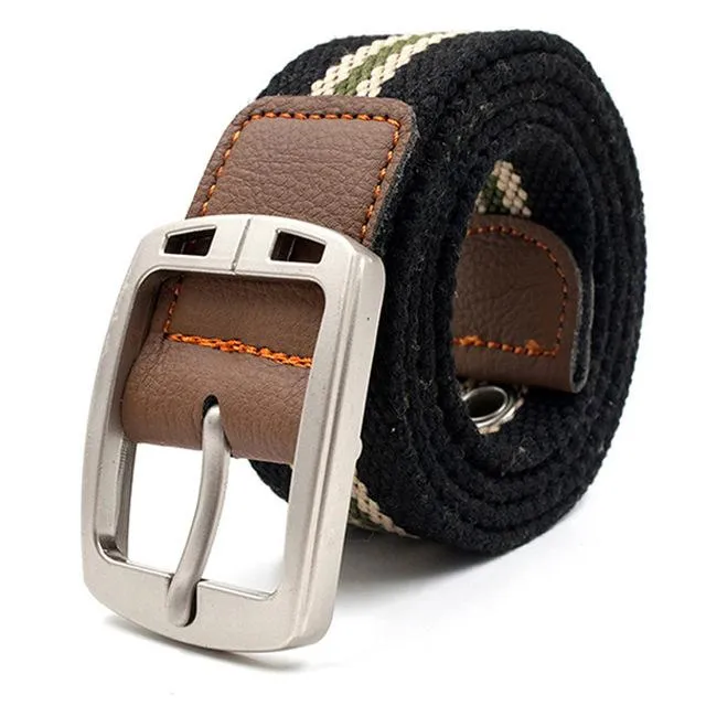 Military Style Canvas Belt