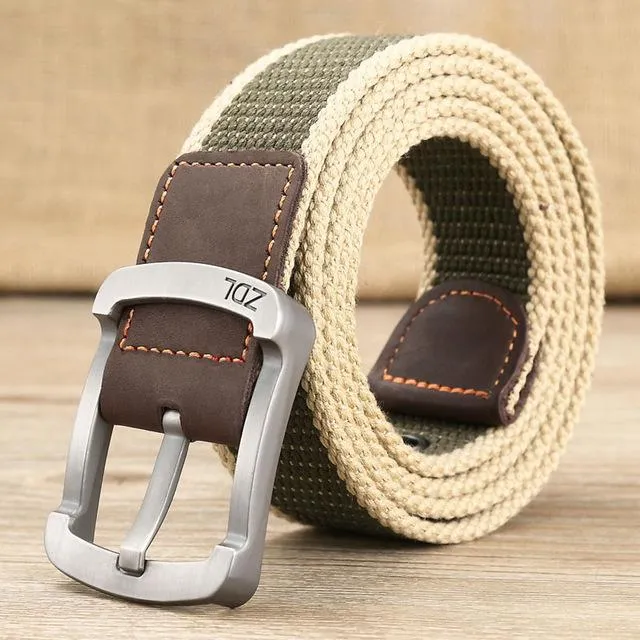 Military Style Canvas Belt