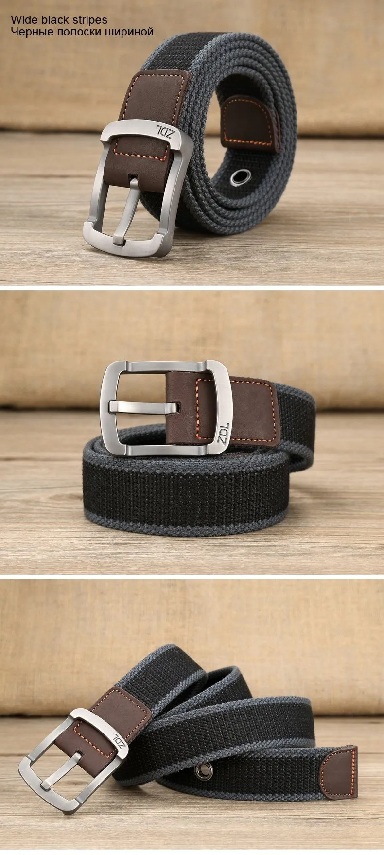 Military Style Canvas Belt