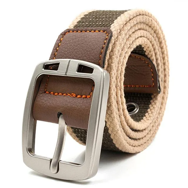 Military Style Canvas Belt