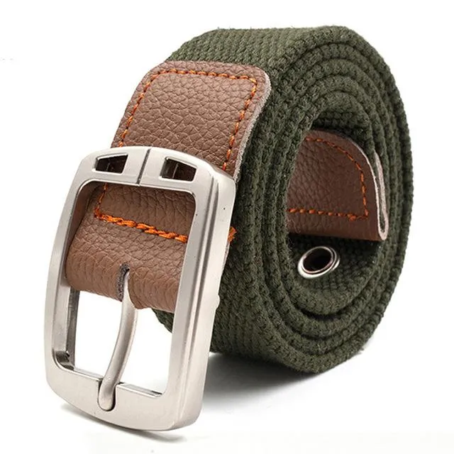 Military Style Canvas Belt