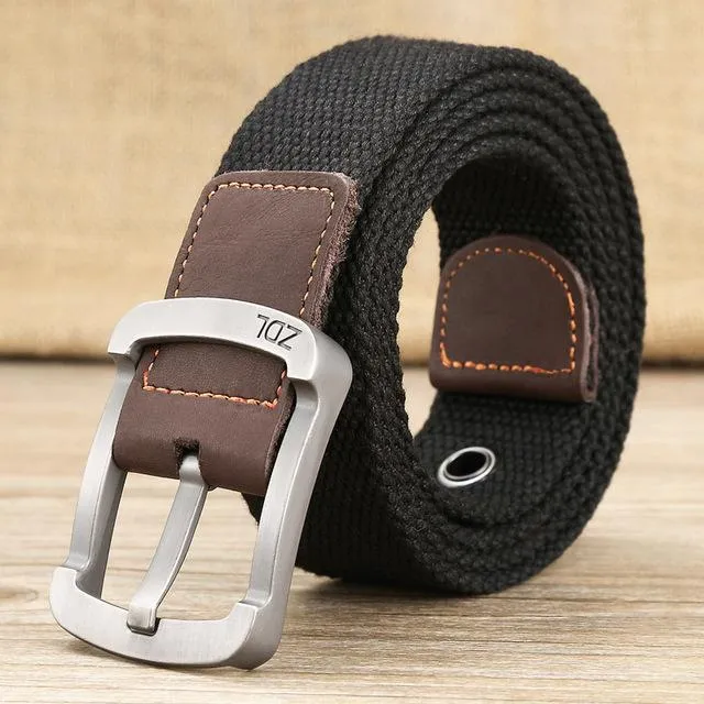 Military Style Canvas Belt