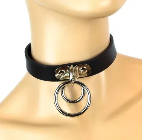 Multi Ring Bondage Choker