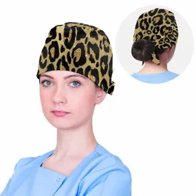 Nurse Scrub Cap Animal Print 8  Scrub Cap