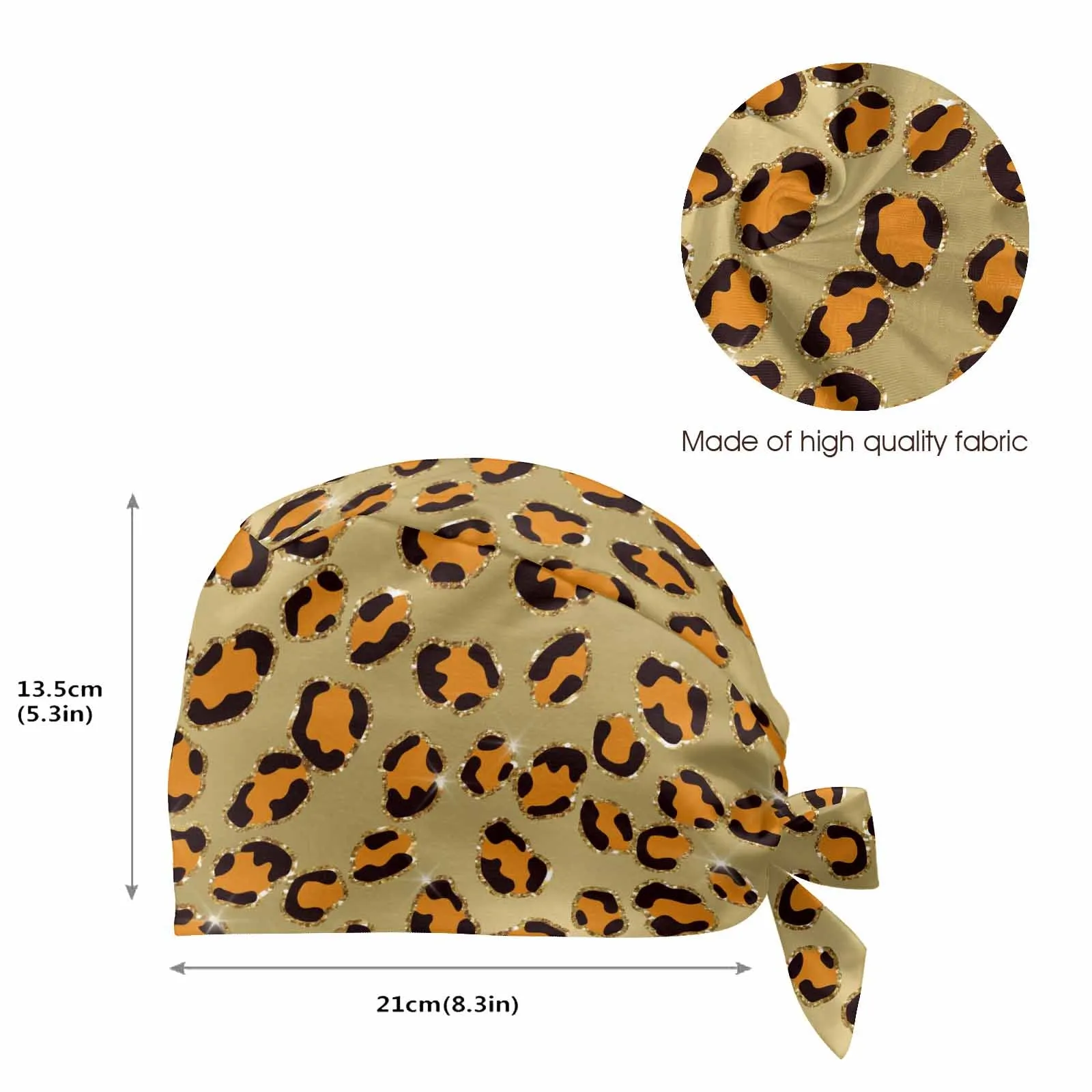 Nurse Scrub Cap Animal Print  Scrub Cap