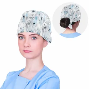 Nurse Scrub Cap Leopard  Scrub Cap