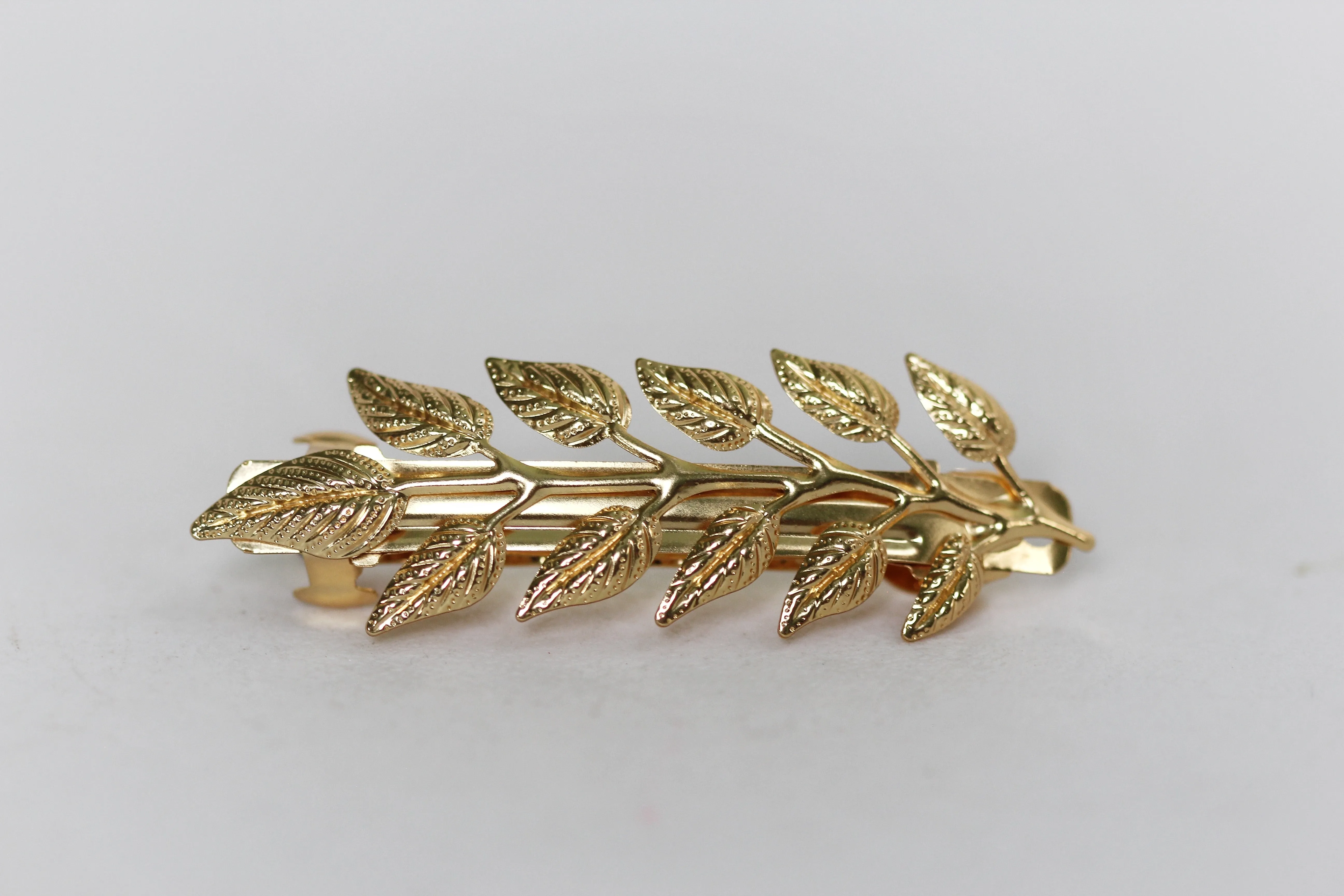 Olive Leaf Barrette