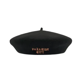 PARADISE BERET / BLACK