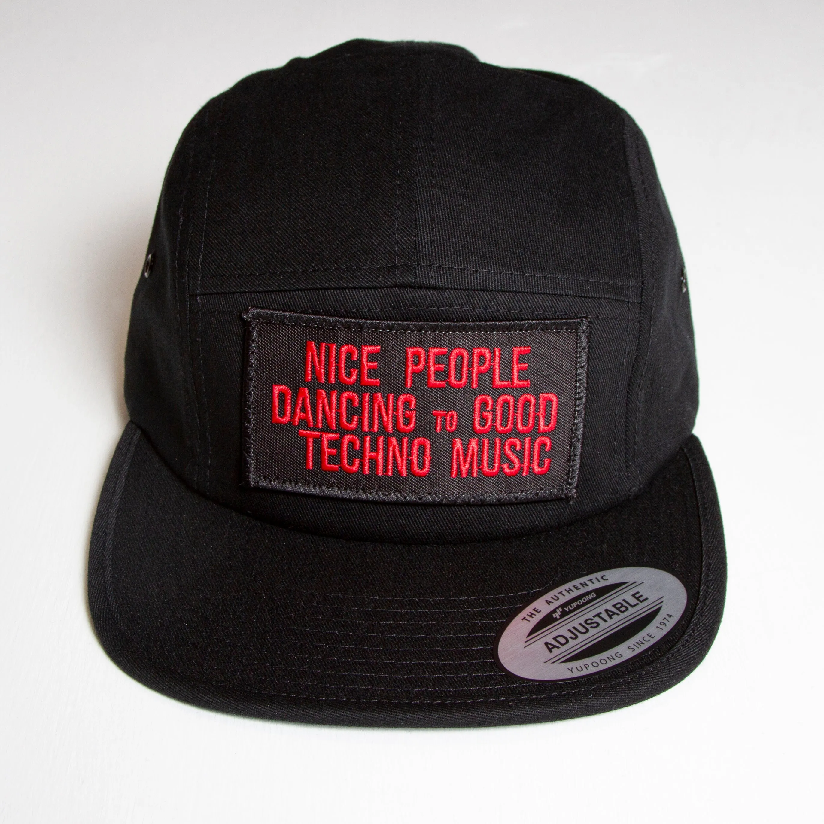 Peoples Techno - 5 Panel Cap - Black