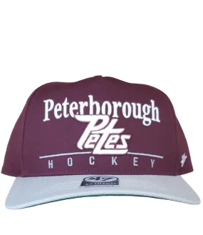 Petes '47 hitch Maroon & Grey Hockey snap