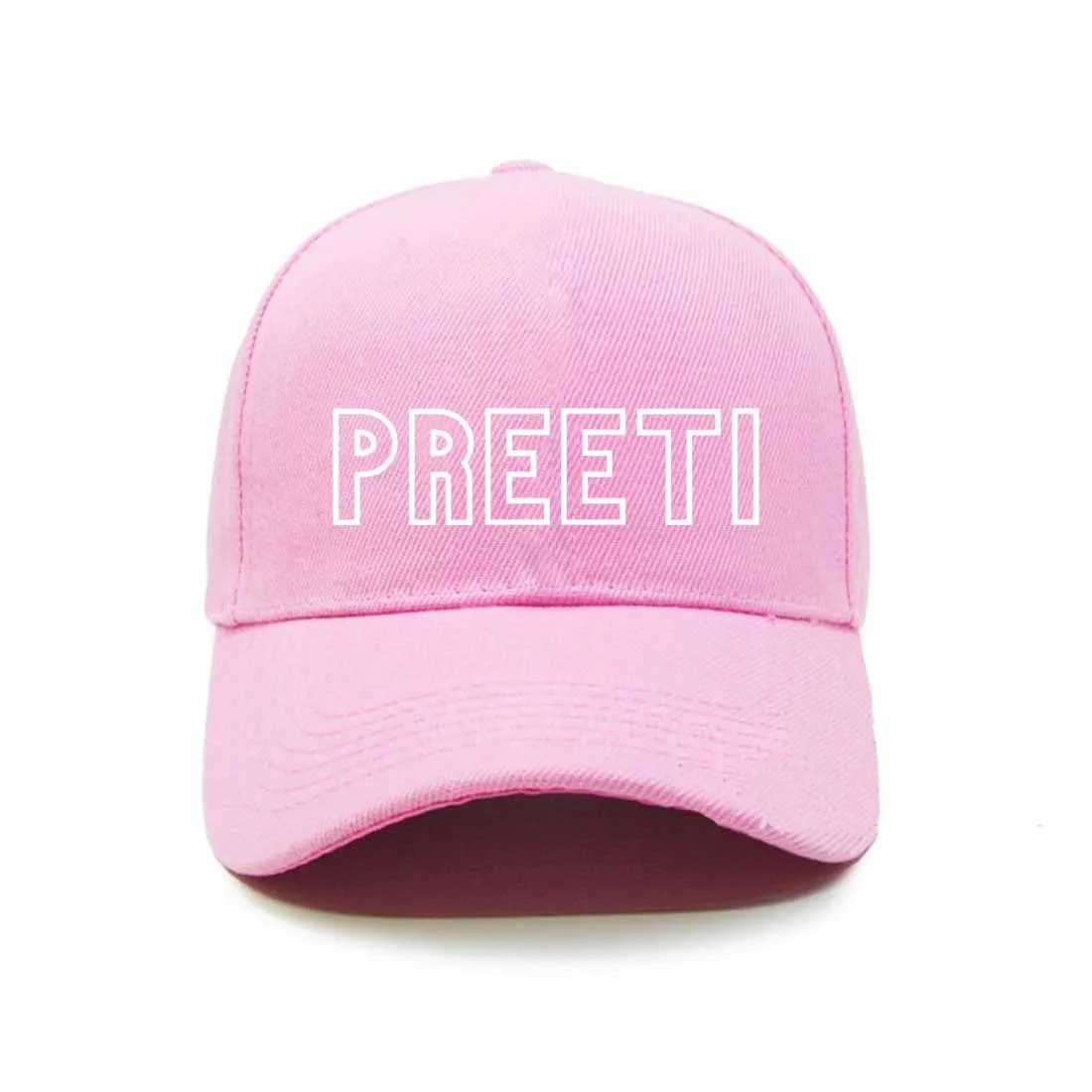 Pink Caps for Women Ladies - Add Name