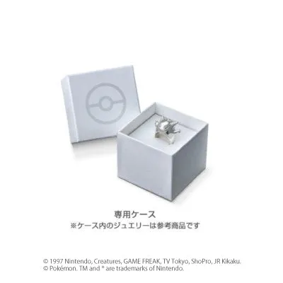 [Pokémon]Flareon & Pokéball necklace platinium