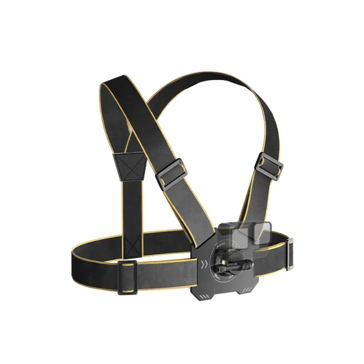 PULUZ Magnetic Quick-release Chest Strap Harness Belt (Black)