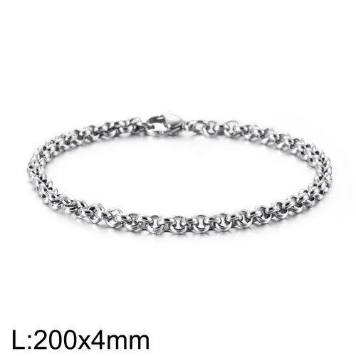 Punk Style Personalized Titanium Steel Bracelet for Men and Women - Wholesale Cross-Border Jewelry