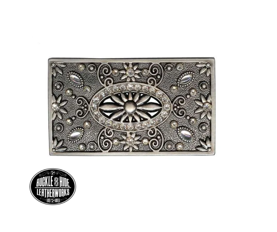 "The Carolina" Rhinestone Belt Buckle