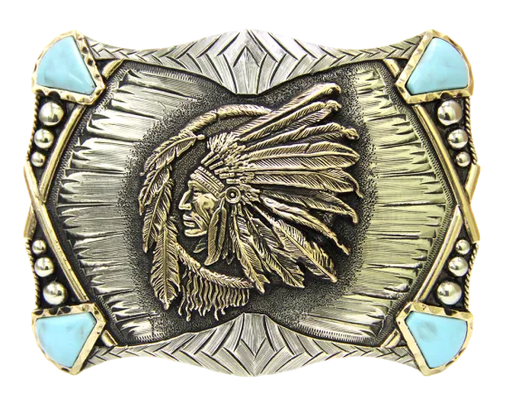 "The Jefe Indio" Belt Buckle