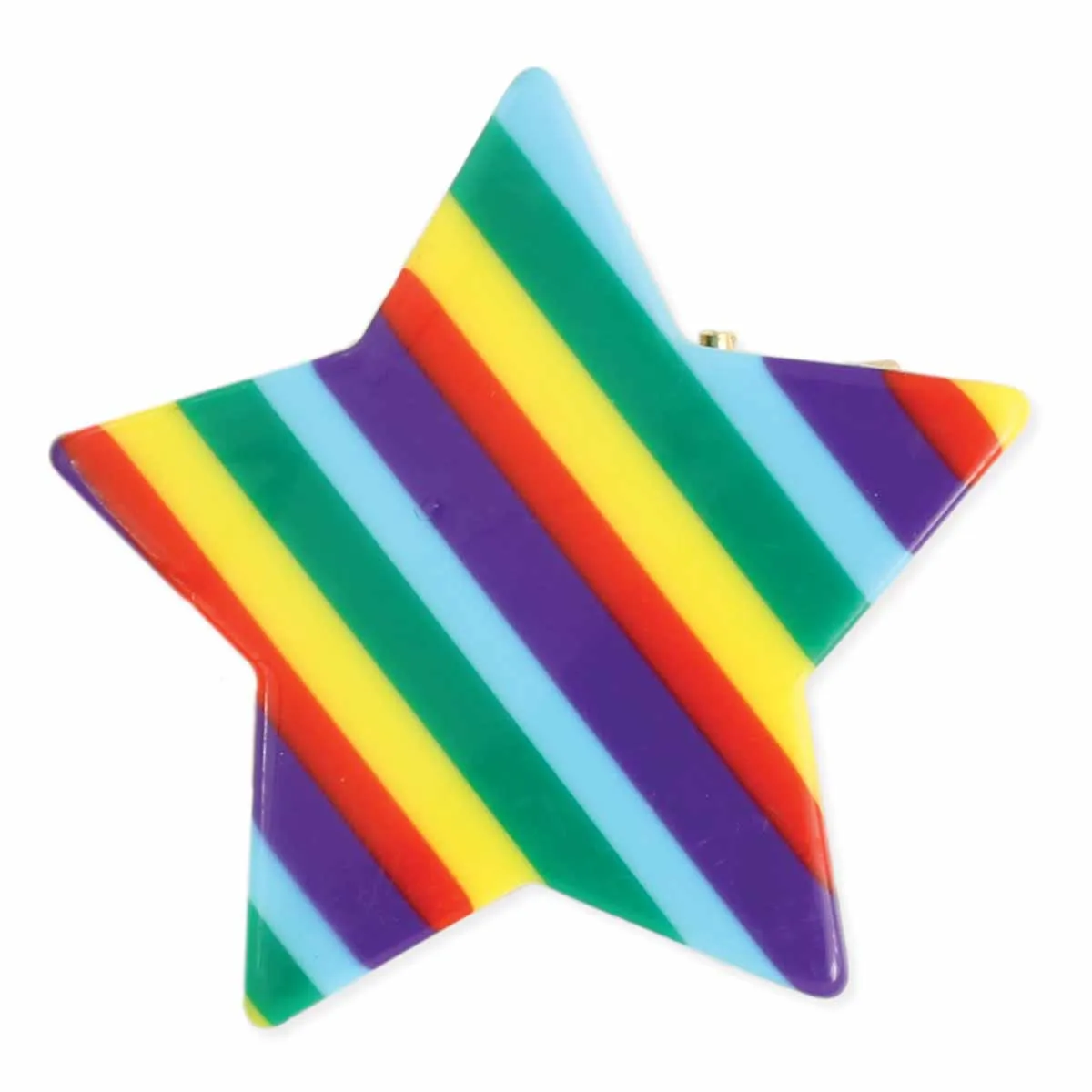 Rainbow Star Hair Clip