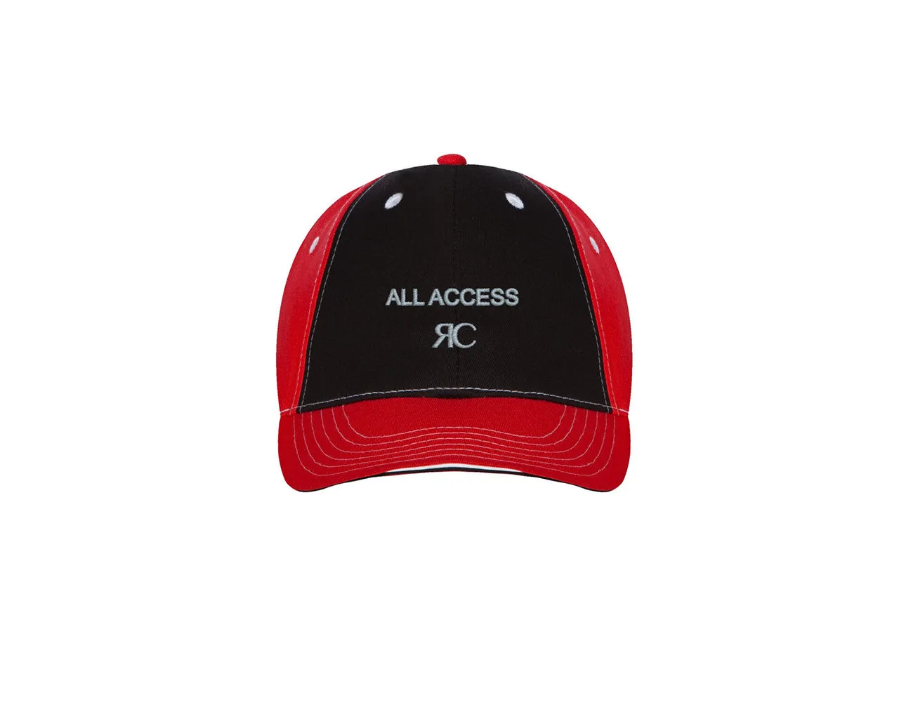 Red & Black Baseball Cap - Unisex - ALL ACCESS