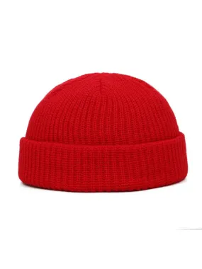 Red Knitted Beanie