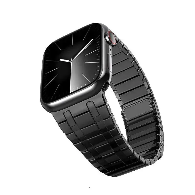 Replaceable Magnetic Metai Chain Watch Strap Suitable for iwatch