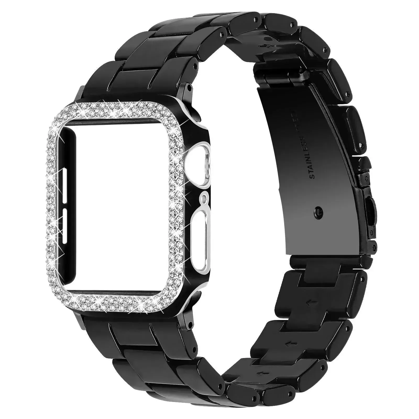 Replaceable Plastic Chain strap Watch Band Suitable for iwatch