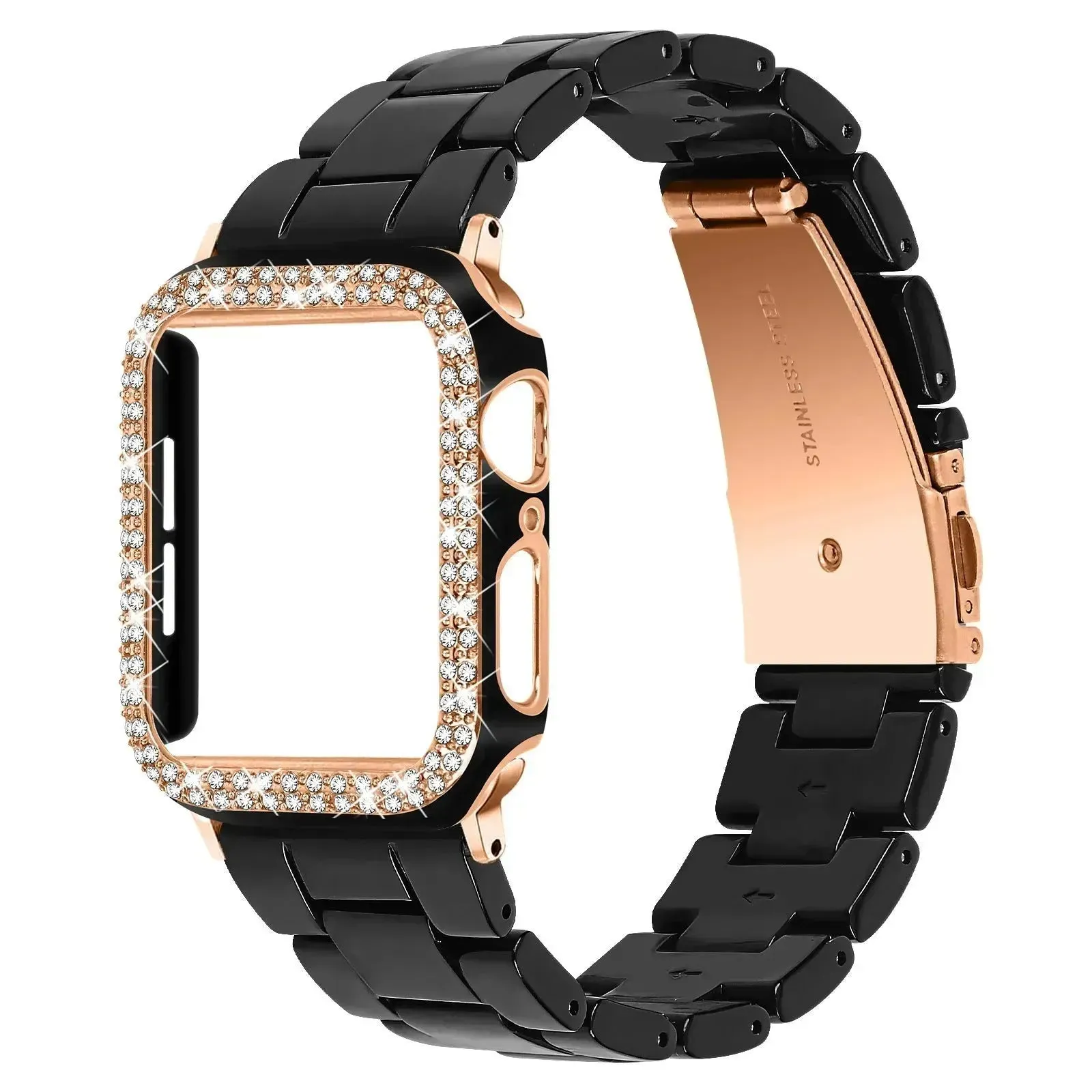 Replaceable Plastic Chain strap Watch Band Suitable for iwatch