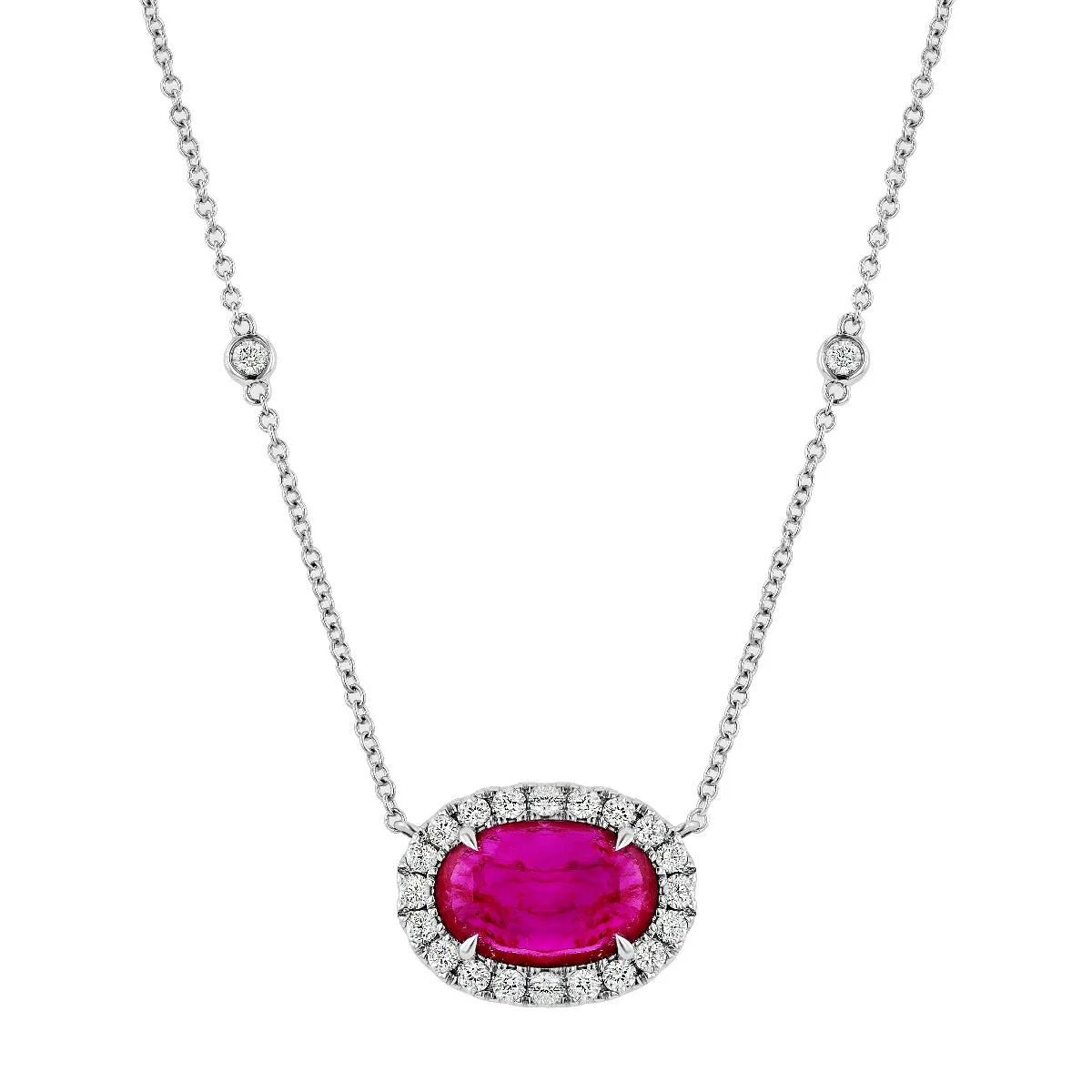 Riviera Collection Ruby & Diamond Pendant