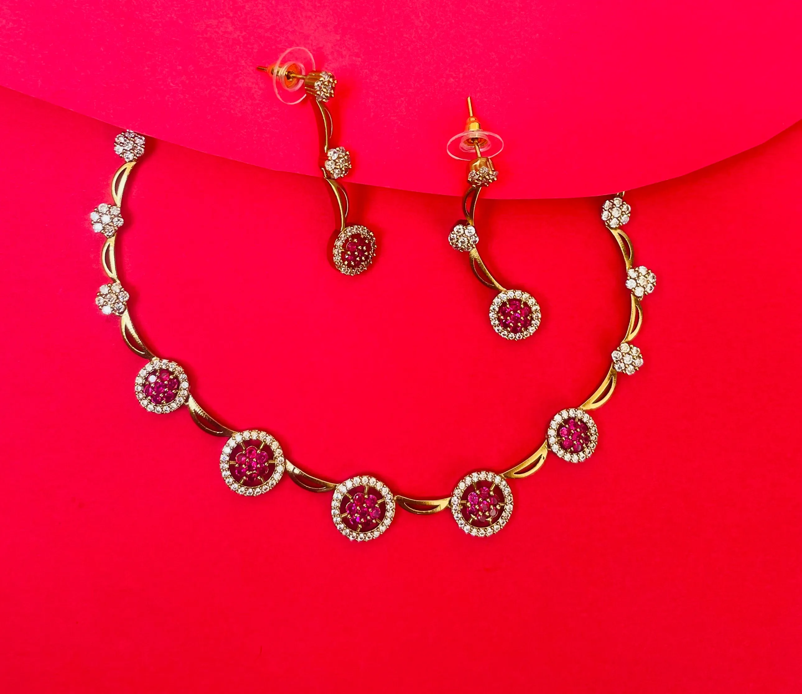 RIYA RADIANT RUBY PREMIUM NECKLACE