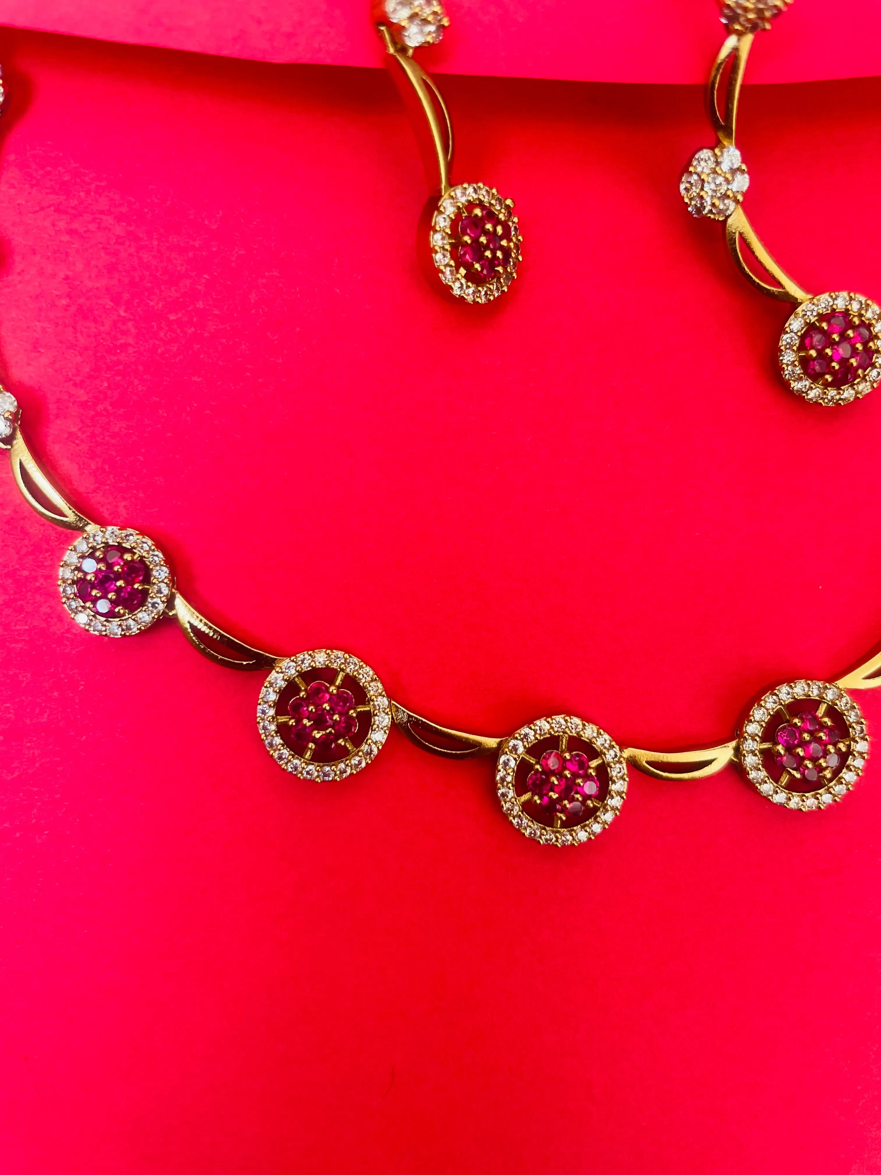 RIYA RADIANT RUBY PREMIUM NECKLACE