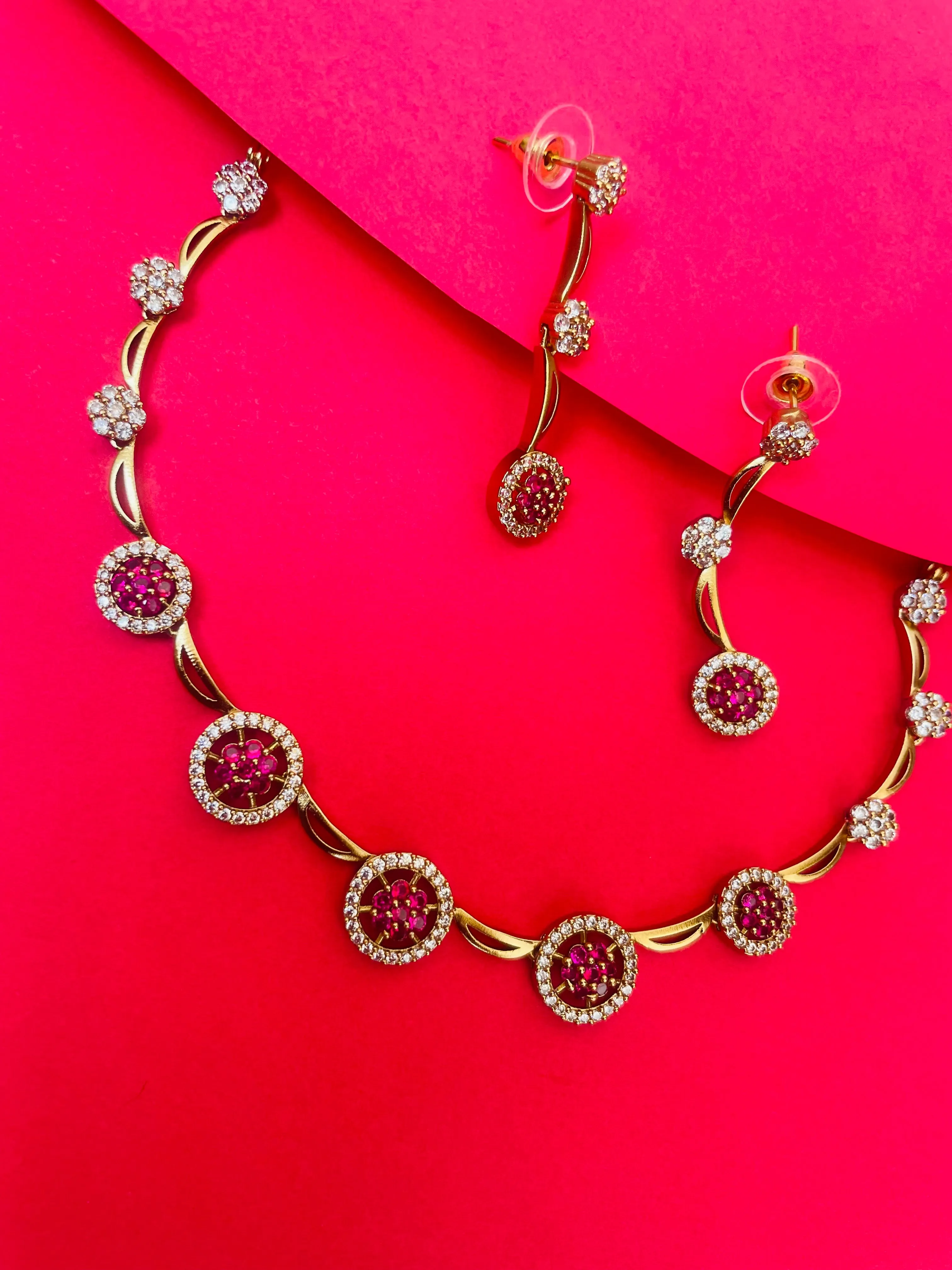 RIYA RADIANT RUBY PREMIUM NECKLACE