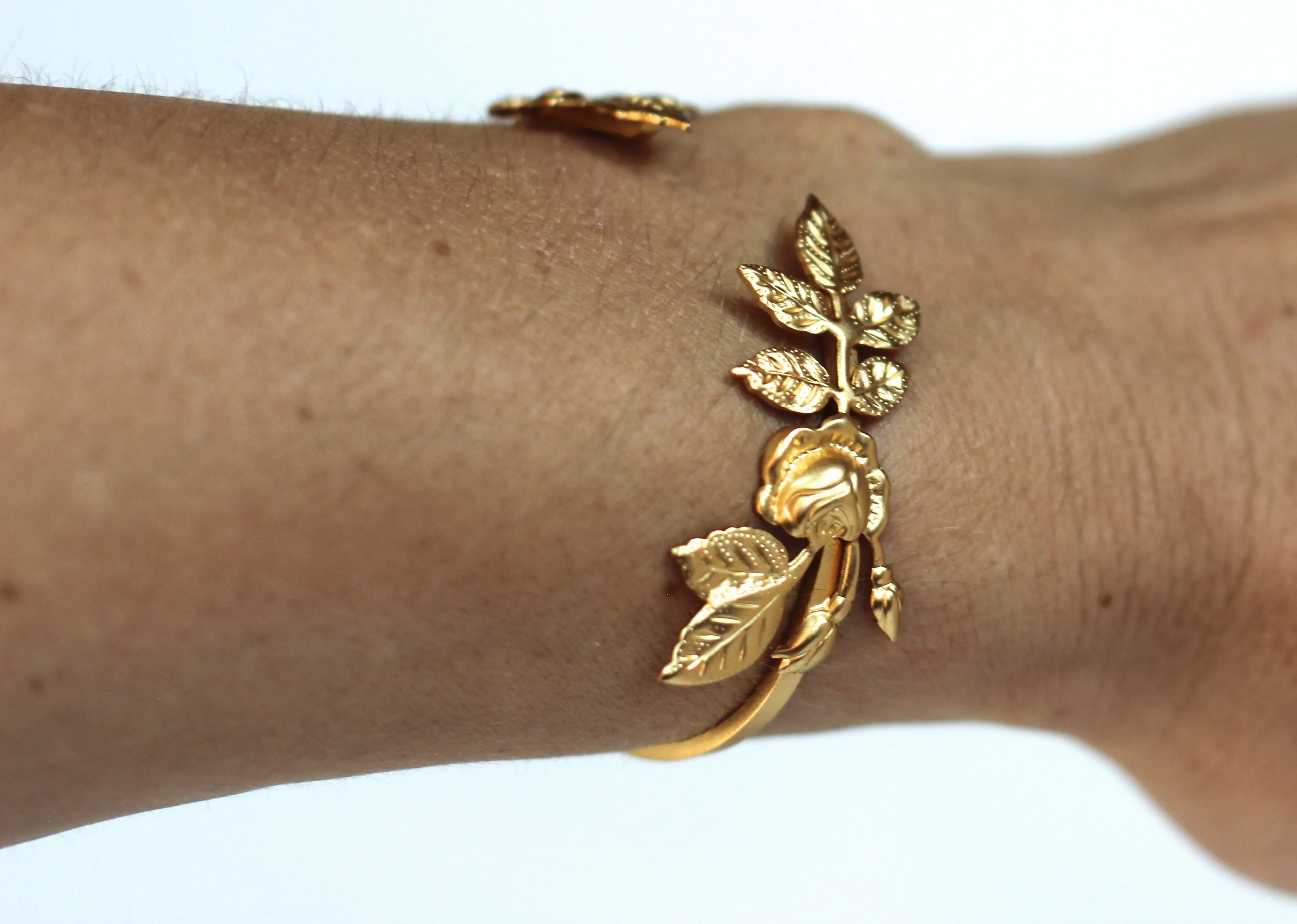 Rose & Leaves Bracelet