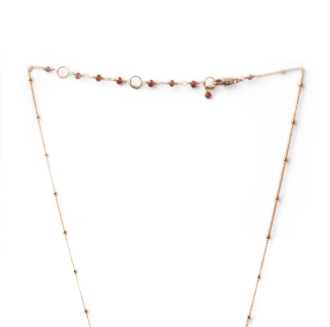 Ruby & Iolite N316 Necklace