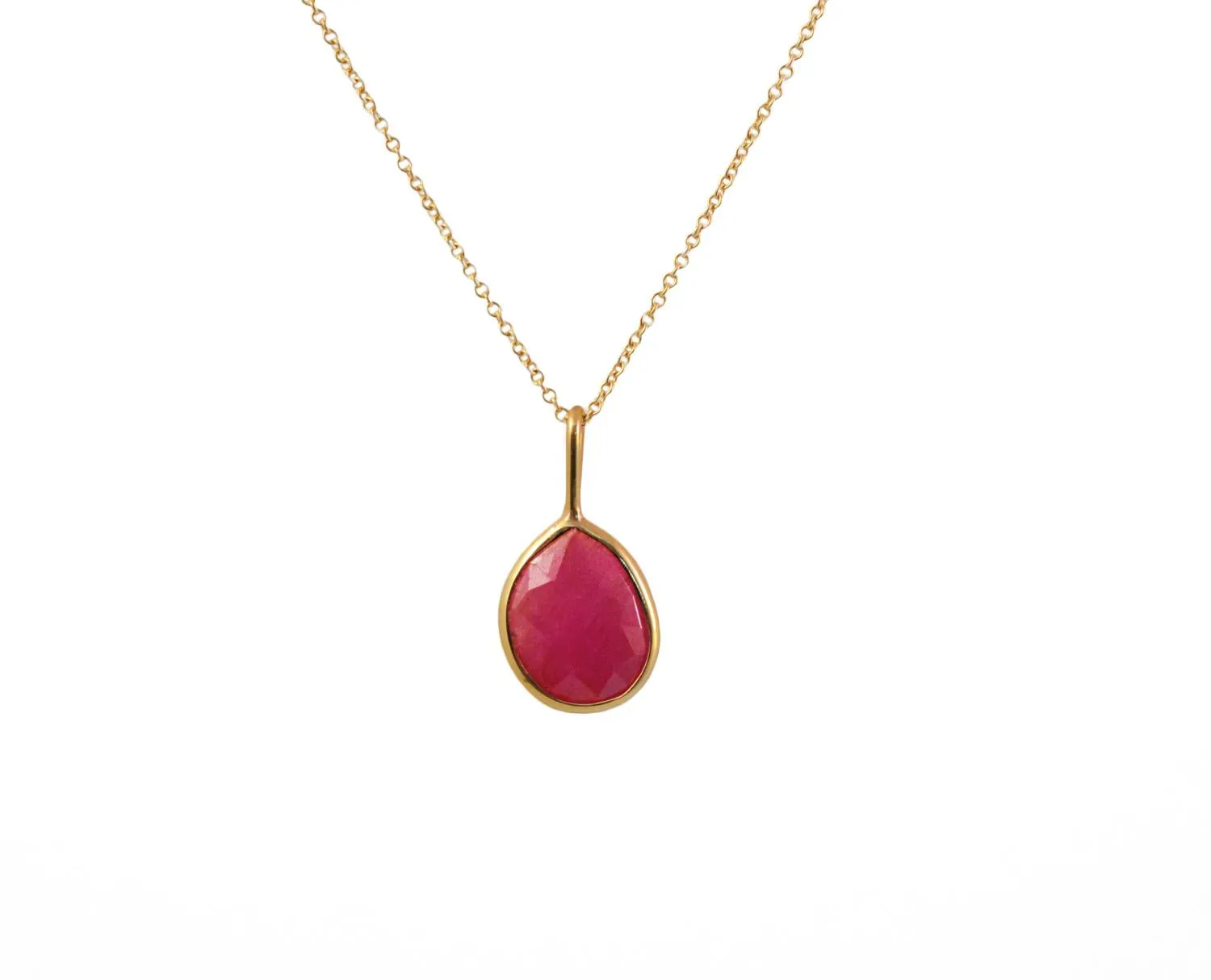 Ruby Slice Necklace