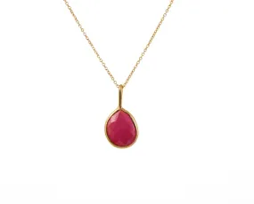 Ruby Slice Necklace