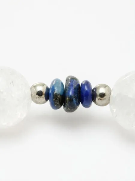 SEP Birthstone Lapis x Cracked Crystal Bracelet