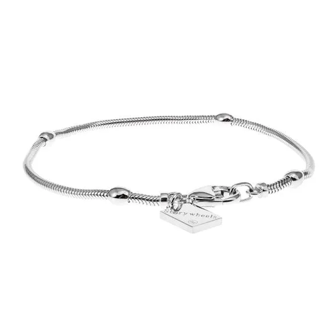 Silver Bracelet with Lobster Clasp B004S