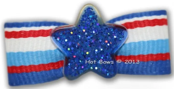 Spangled Salute Hair Bow