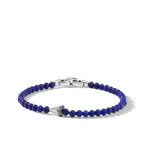 Spiritual Beads Shark Tooth Bracelet with Lapis